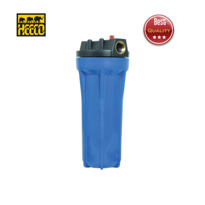 HEECO SINGLE WATER FILTER BLUE COLOR BODY HEAVY DUTY BRASS THREAD